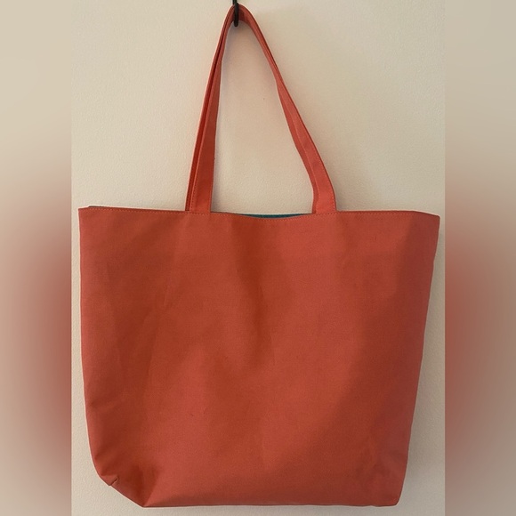 Lancôme Peach Beach Tote Bag - Picture 5 of 11